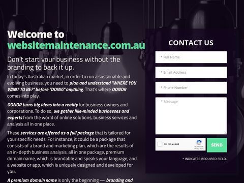 Website Maintenance Australia - Web Site Maintenance - Web P