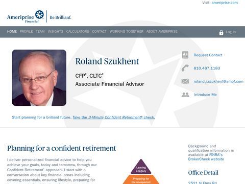 Roland Szukhent - Ameriprise Financial Services, Inc.