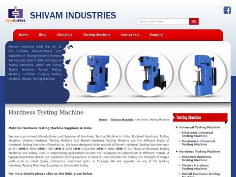 Industrial Testing Machine Manufacturer