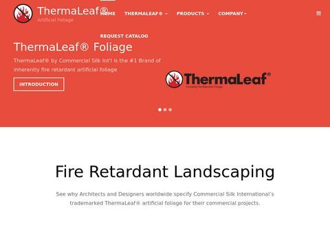 ThermaLeafÂ® Fire Retardant Artificial Foliage, Artificial Plants, Trees, Palms, and Topiaries