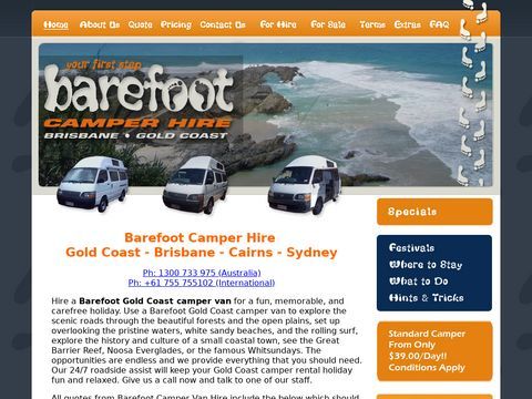 Barefoot Camper Hire