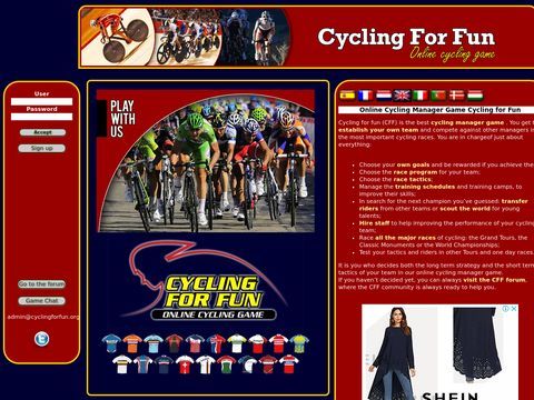 Cyclingforfun - Cycling game