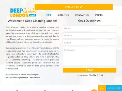 Deep Cleaning London