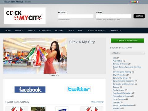 Click 4 My City - Plano, Allen business direcotry