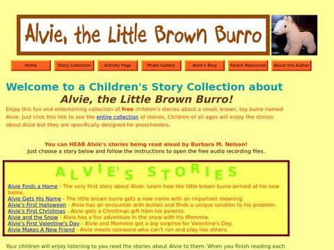 Childrens Story Collection - Alvie the Little Brown Burro