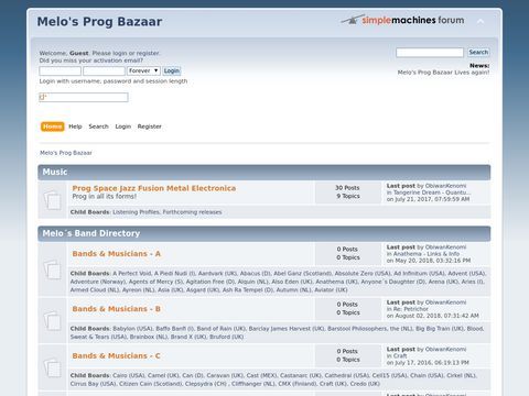 Melos Prog Bazaar Progressive Rock Forum