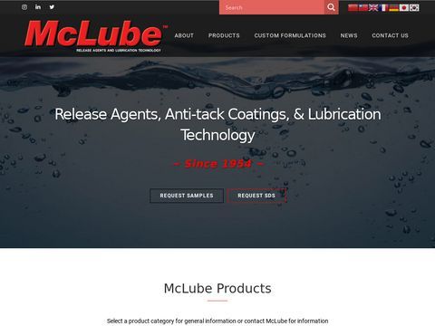McLube : Mold Release Agents, Anti-Stick Coatings, &  Lubricants
