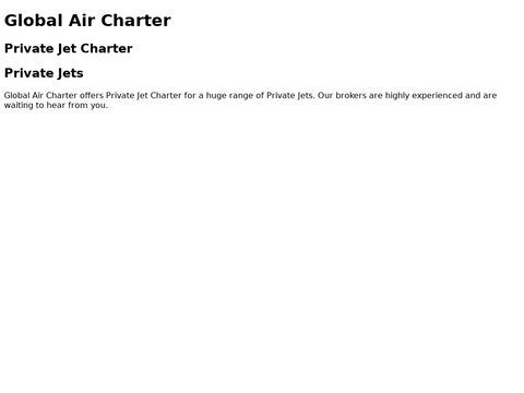 Aircraft Charter