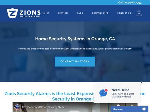 Zions Security Alarms - ADT Authorized Dealer.