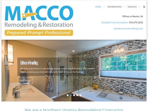 Macco Remodeling - Kitchen Remodeling Northern Virginia