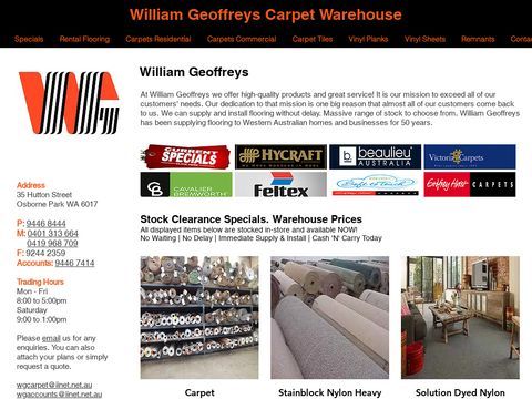 William Geoffreys Carpet Warehouse