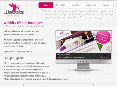 WeBBits web content management en website ontwikk