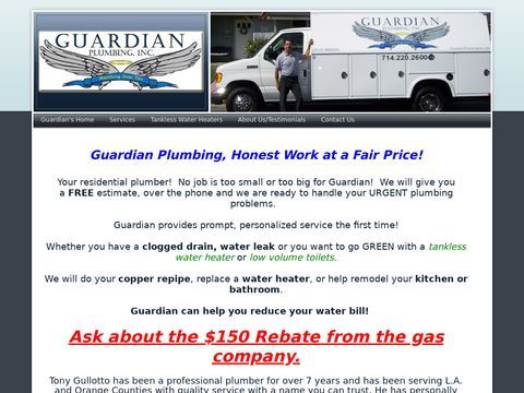 Guardian Plumbing Inc