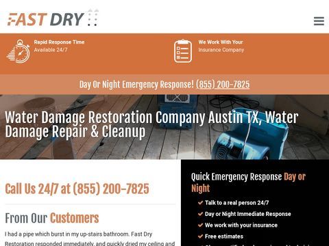 Fast Dry Water Damage