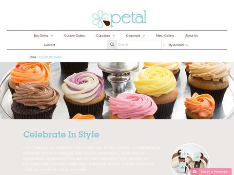 Petal Cupcakes for Special Occasions