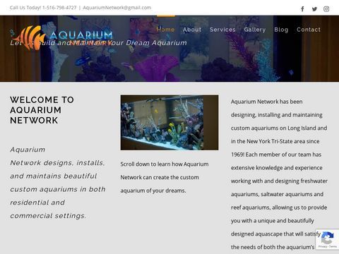 Aquarium Network - Custom Aquarium Services in New York