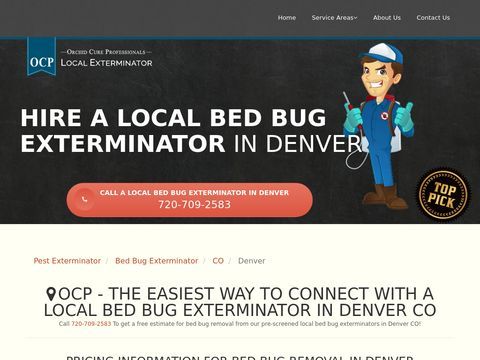 OCP Bed Bug Exterminator Denver CO - Bed Bug Removal