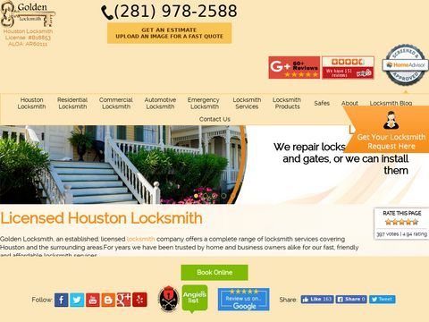 Be Safe | 24 hour locksmith Houston | Golden Locksmith Tx