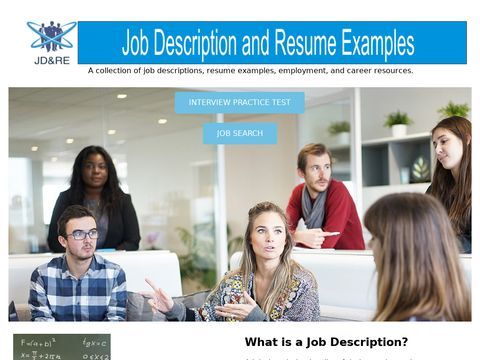 Job Descriptions, Resume Examples, Samples, Templates, Career, Interview