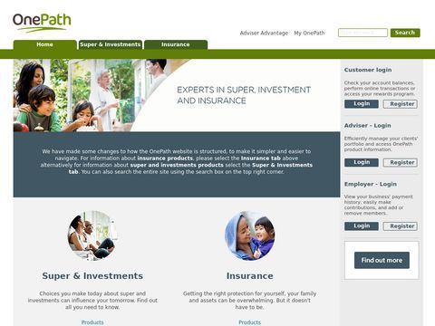 OnePath - Investment, Insurance & Superannuation