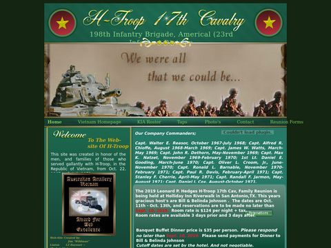 H Troop 17th Cav Homepage