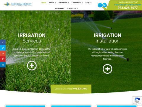 New Jersey irrigation commercial residential landscape systems