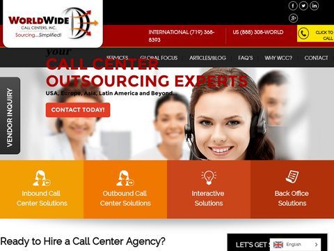 Worldwide Call Centers - Your Call Center Outsourcing Experts
