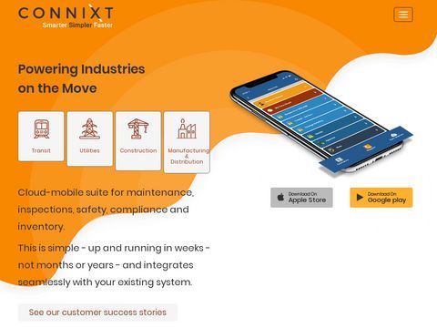 Mobile apps for enterprise, asset maintenance-Connixt