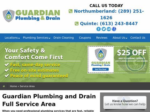 Guardian Plumbing and Drain Cobourg