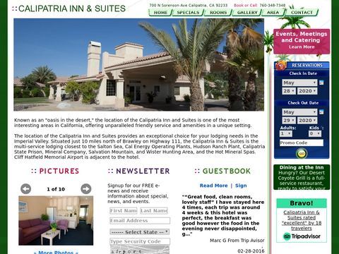 Calipatria Inn & Suites - Southern California Hotel