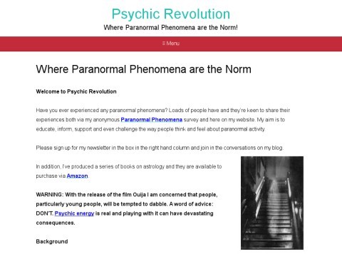 Where Paranormal Phenomena are The Norm - Psychic Revolution