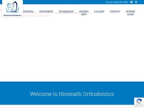 Orthodontic Treatment - Hiremath Orthodontics