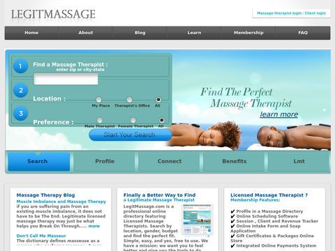 Massage Therapist Finder | Licensed & Certified | Male & Female