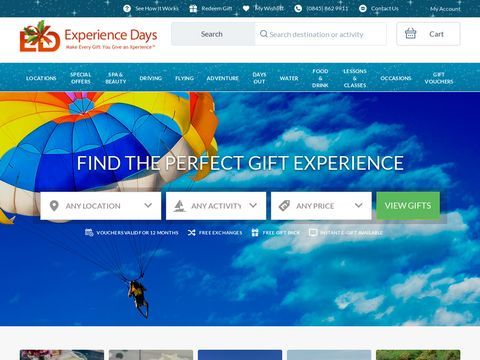 Experience of a lifetime with Experience Days UK