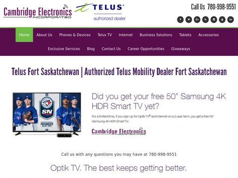 Telus/Cambridge Electronics Incorporated