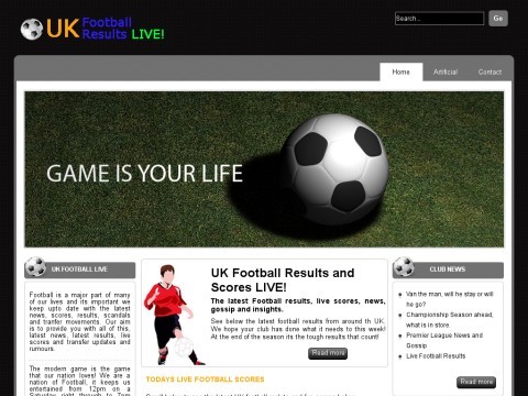 Uk Live Football Results - live football results for uk and international - football news - match highlights - watch live football on your pc