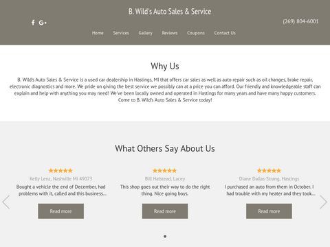 B. Wilds Auto Sales & Service