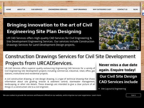 Outsource Civil CAD drafting | Civil Engineering | Land Development