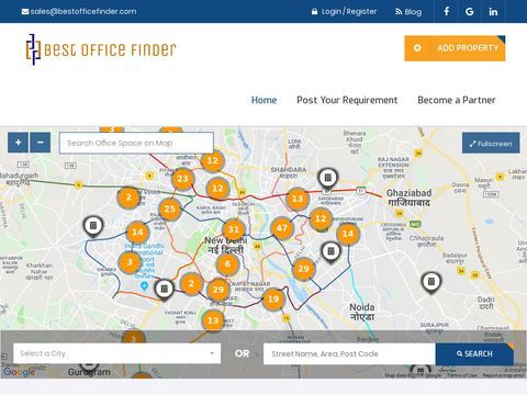 Commercial Office Space For Rent | Full Furnished Office Space in Delhi | Office Space For Rent in Noida | Office Space Near Delhi : Best Office Finder
