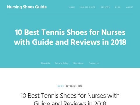 Best Shoes for Nurses - Nursing Shoes guide and Revies