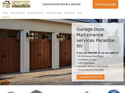 Champion Garage Door Repair Paradise, NV