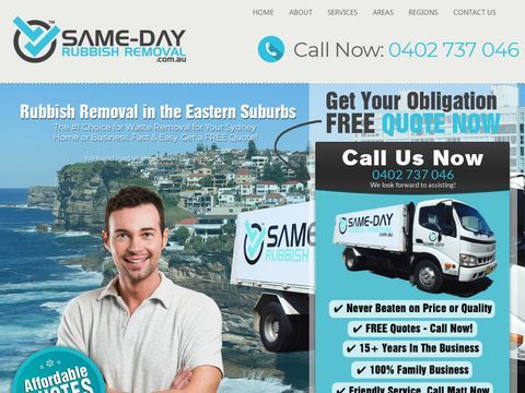 Same-Day Rubbish Removal Eastern Suburbs