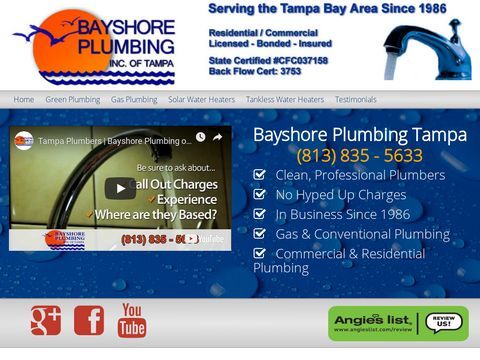 Bayshore Plumbing Inc of Tampa