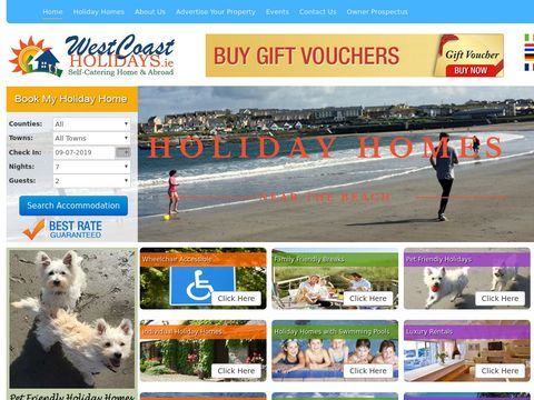 Holiday Homes Ireland - Westcoastholidays.ie