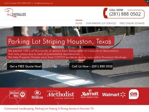 Revitalize Parking Lot Striping Houston