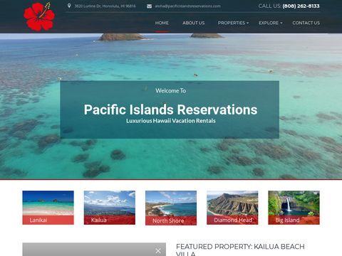Hawaii Vacation Rentals by Pacific Islands Reservations