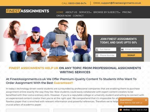 Buy Affordable Assignments | Finest Assignments
