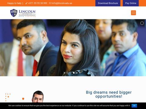 Lincoln University | BBA | MBA | Diploma Courses | United Arab Emirates