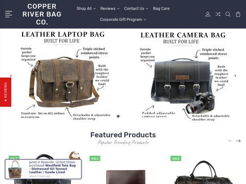 Leather Backpack – Copper River Bags Co.