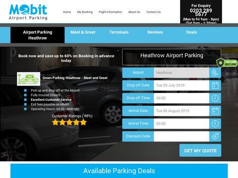 cheapest heathrow parking